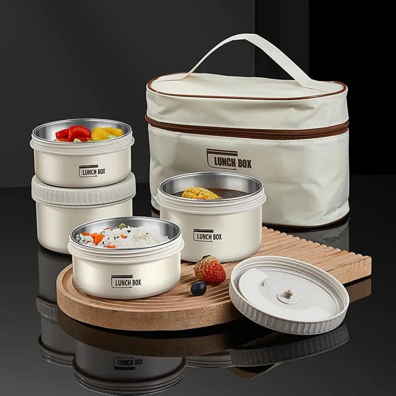Jogo Completo Lancheira Térmica de Aço Inoxidável + Bolsa BRINDE - Frete GRÁTIS