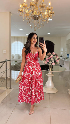 Vestido Flora – Charme e Delicadeza em Cada Detalhe