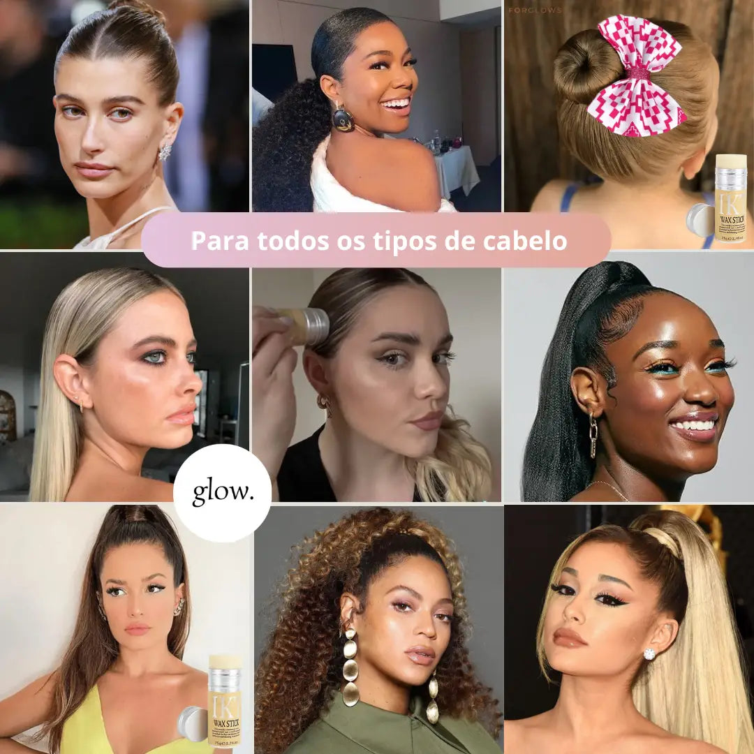 Finalizador para Cabelo Anti Frizz Glow® | Penteado Perfeito em Minutos