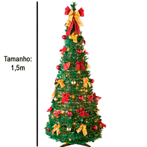 [PROMOÇÃO DE NATAL] Árvore de Natal Retrátil - Frete GRÁTIS