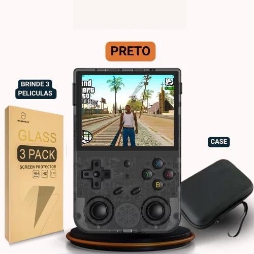 [ÚLTIMAS UNIDADES] Game Retrô - 15.000 JOGOS - Película + Case
