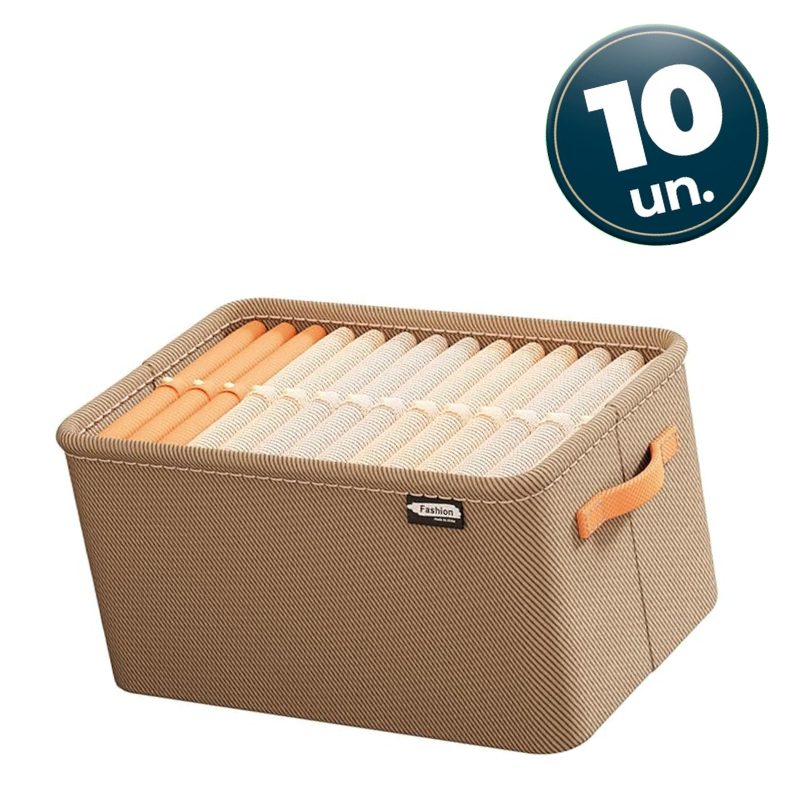 Kit 10 Organizadores de Roupas Dobrável - Frete Grátis