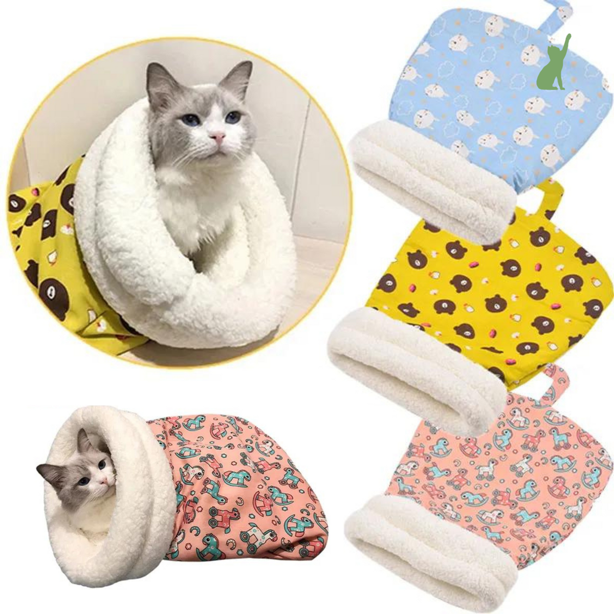 [LANÇAMENTO] Saquinho de Dormir para Gatos - Frete GRÁTIS