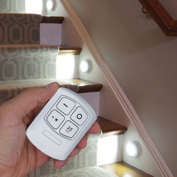 Kit 3 Lâmpadas de Led - Sem fio com Controle Remoto