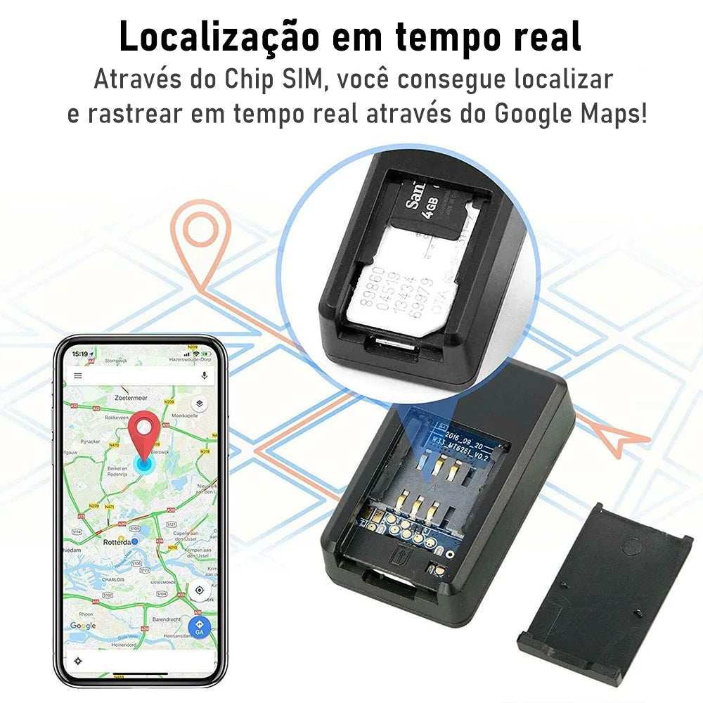 Mini GPS Rastreador - Localização Em Tempo Real