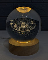 Kit c/ 4 Esferas Galaxy em Cristal - Frete GRÁTIS