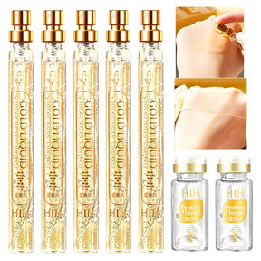 Kit Golden Up (40 fios de seda + 5 potes Serum 24k)